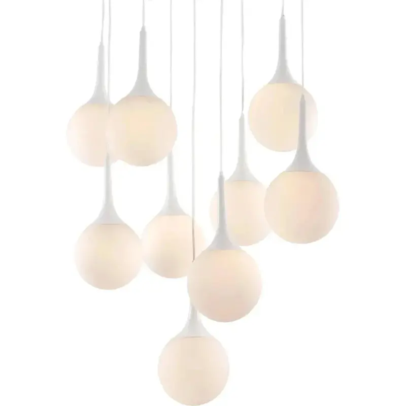 Epsilon Modern Ceiling Mount Lamp – Matte White Finish 1