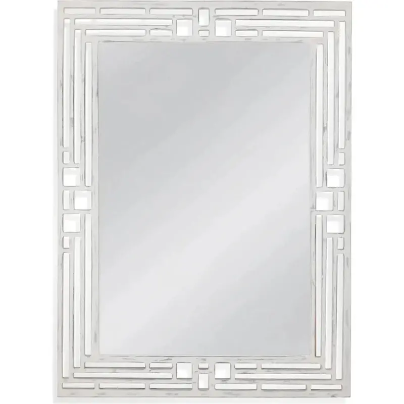 Epsilon White Mdf Vertical Wall Mirror 1