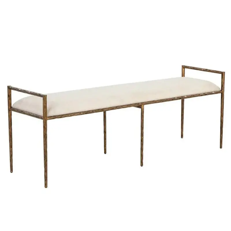 Esai Slim-Fit Fabric Backless Seating Bench 1