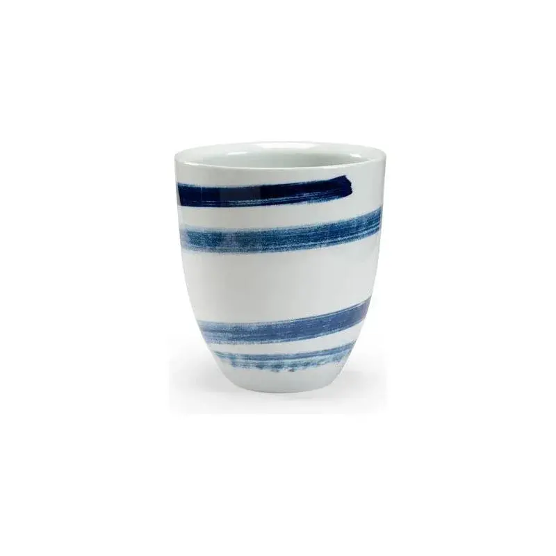 Essex White Glazed Ceramic Plant Cachepot 1