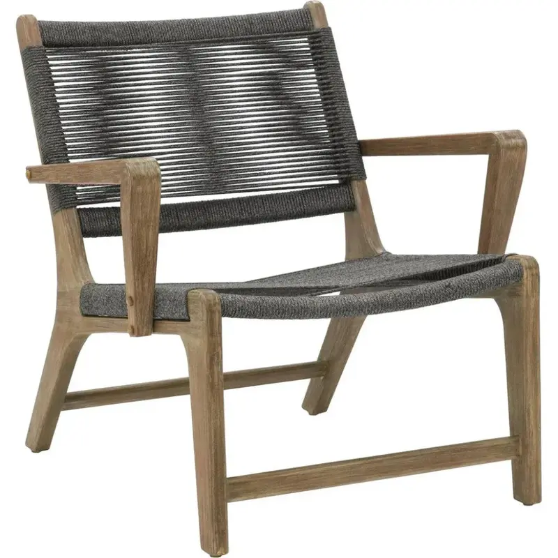 Explorer Oceans Grey Weather-Resistant Lounge Chair 1