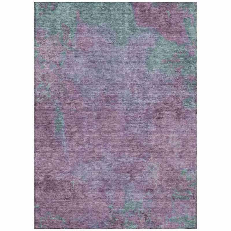 Faerion Purple Stain-Repellent Indoor/Outdoor Floor Mat 1