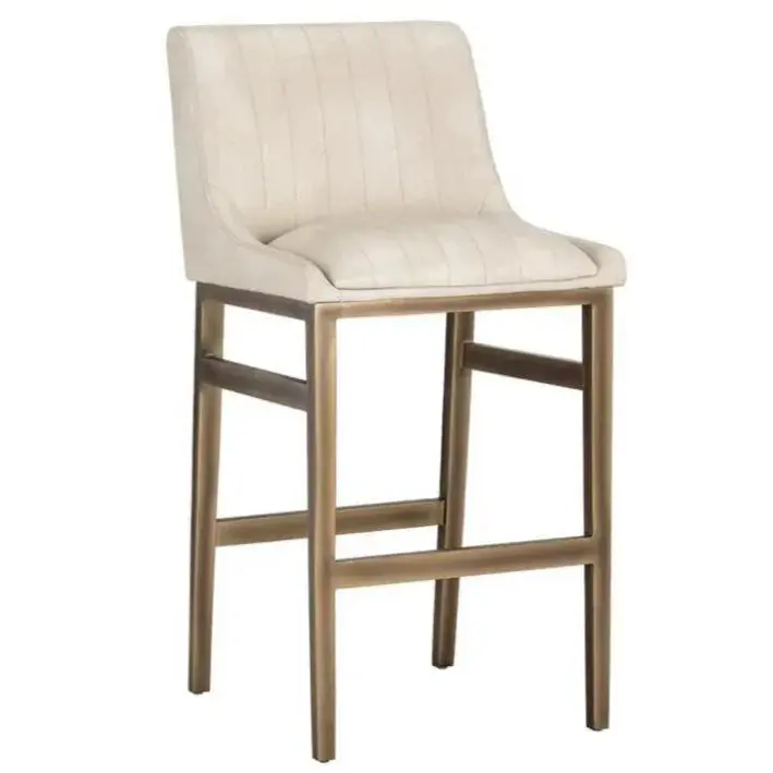 Faux Leather Barstool – Halden Contemporary Design 1