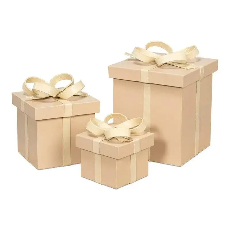 Ferrell Taupe Holiday Box Set – Leather And Mdf, 3-Piece Ensemble 1