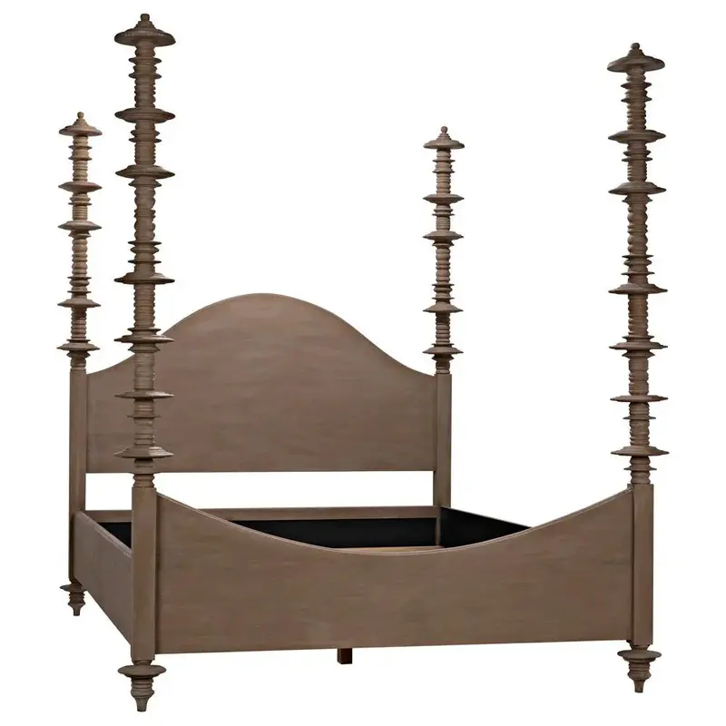 Ferret Eastern King Bed In Solid Wood 1