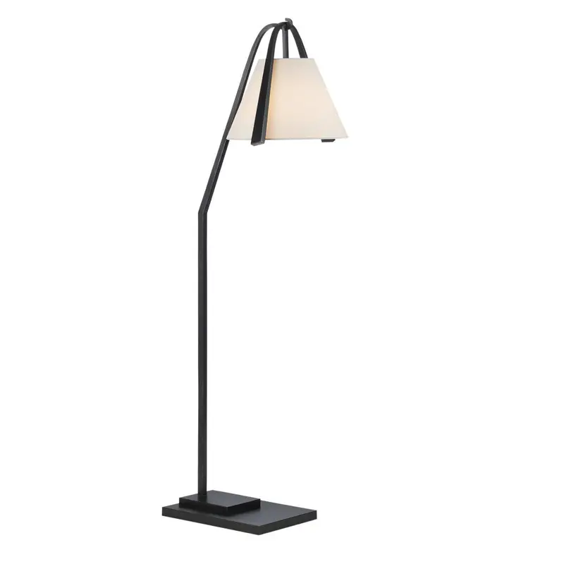 Frey Black Iron Floor Lamp – Adjustable Standing Light 1