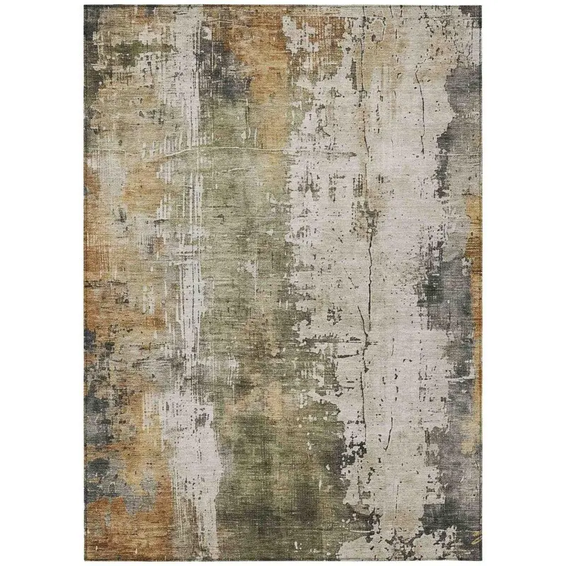 Fyerra Olive All-Weather Rug – Durable, Easy-Clean Indoor-Outdoor Area Carpet 2