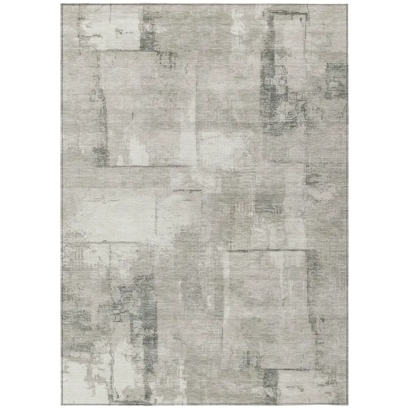 Galanor Brown Easy-Clean Indoor/Outdoor Floor Rug 1