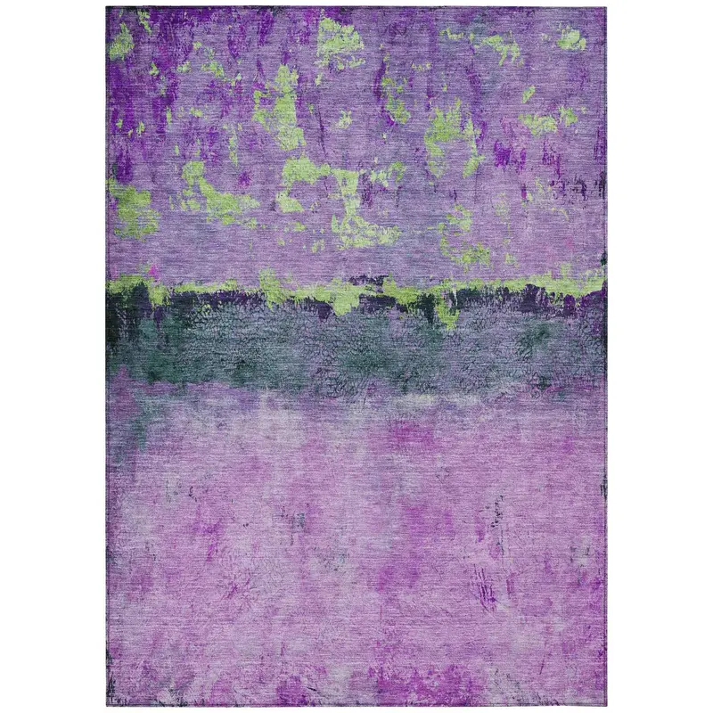 Galaris Royal Purple Indoor-Outdoor Area Rug – Bold Washable Floor Mat 1