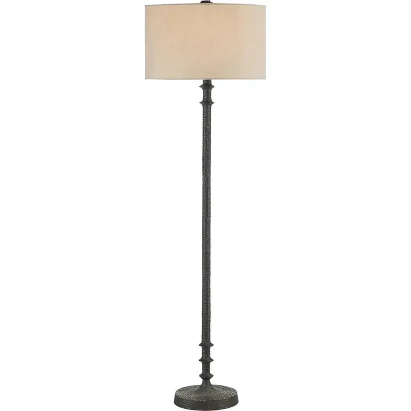 Gallo Bronze Floor Lamp With Artisanal Metalwork 1