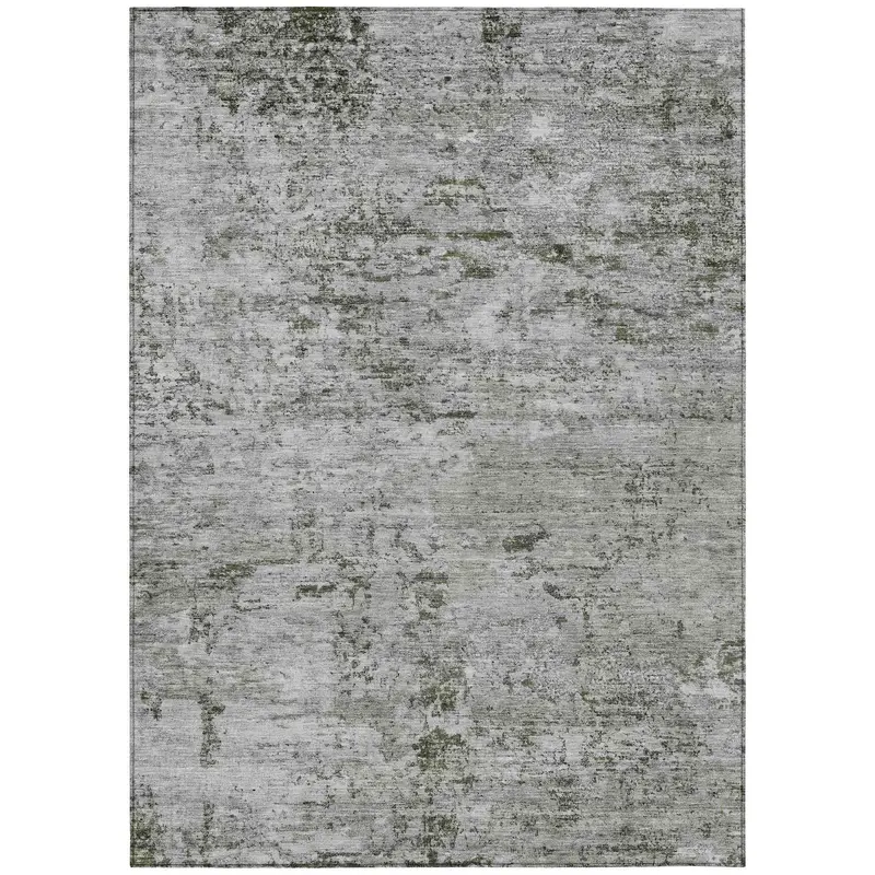 Galora Gray Indoor-Outdoor Area Rug – Sleek Modern Neutral & Effortless Maintenance 1