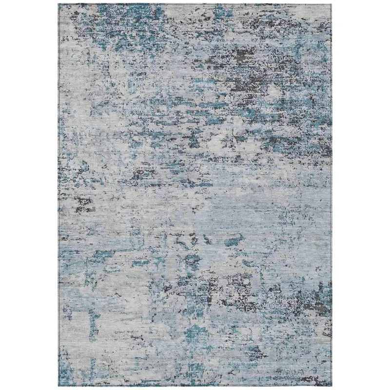 Galora Sky Indoor-Outdoor Area Rug – Airy Light Blue & Indoor/Outdoor Adaptability 1