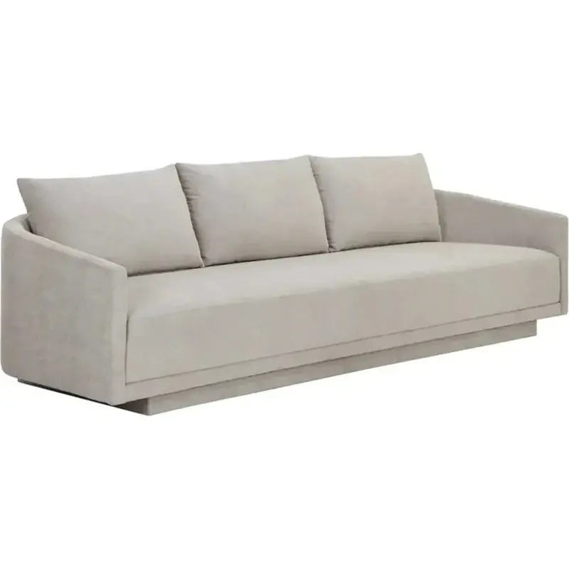 Gannon Modern Sofa – Performance Fabric 3-Seater With Clean Lines 1
