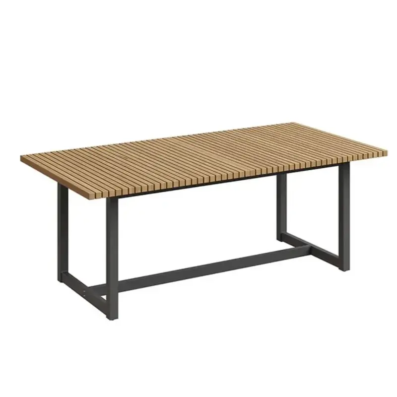 Geneve Aluminum Outdoor Dining Table – Sleek Modern Patio Table 1