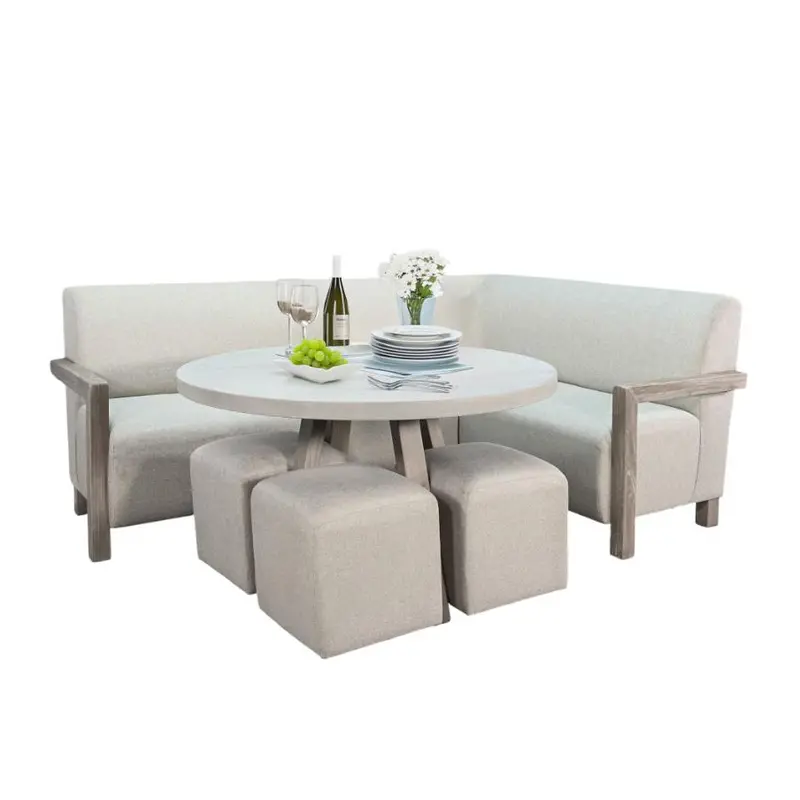Gibson 5-Piece Corner Dining Nook With L-Shaped Configuration 1