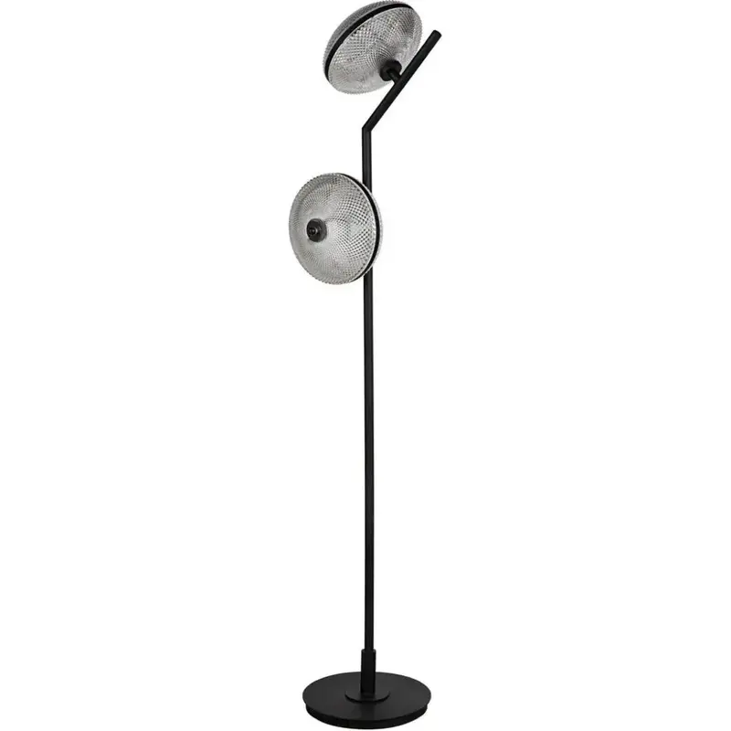 Gibson Black Steel Arch Floor Lamp 1
