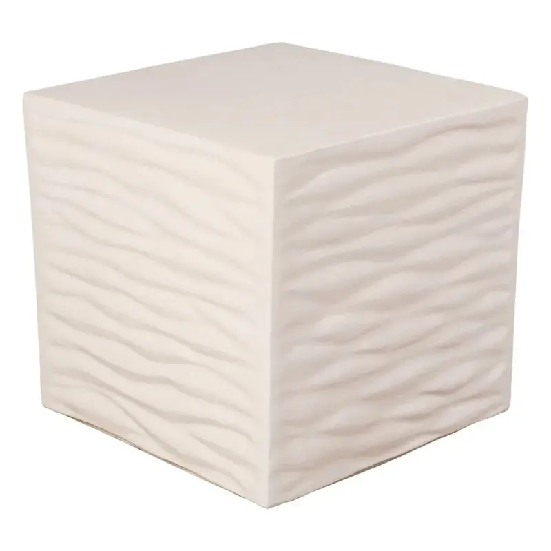 Glazed Ceramic Garden Stool With Minimalist Zen Aesthetic – Zen 1