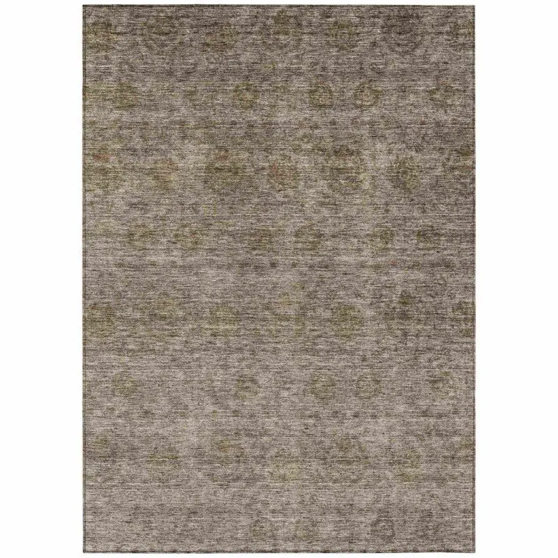 Glenra Brown All-Weather Rug – Durable, Easy-Clean Indoor-Outdoor Area Rug 2