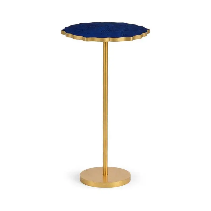 Glossy Lacquer-Finished Iron Side Table 1