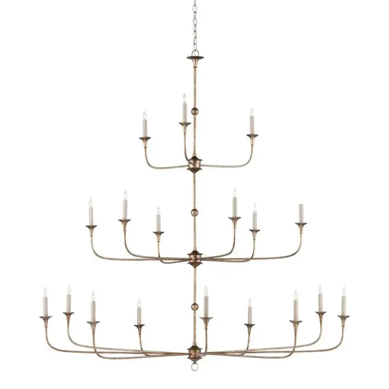 Grand Bronze Orb Chandelier – Nottaway Grande 1