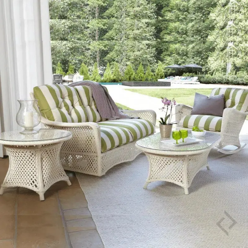 Grand Traverse Rocking Loveseat And Matching Tables 1
