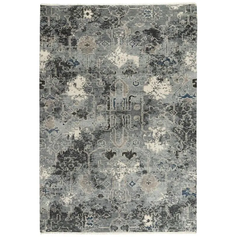 Gray Oversized Living Room Area Rug 1