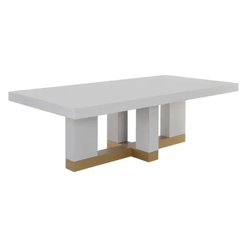 Greco Solid Wood Rectangular Dining Table 1