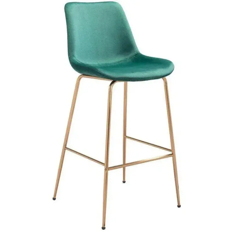 Green And Gold Tony Bar Chair 1