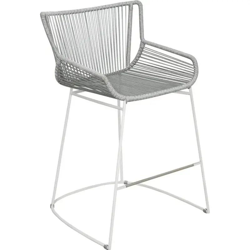 Grey Dane Patio Counter Stools – 2-Piece Outdoor Bar Seating 1