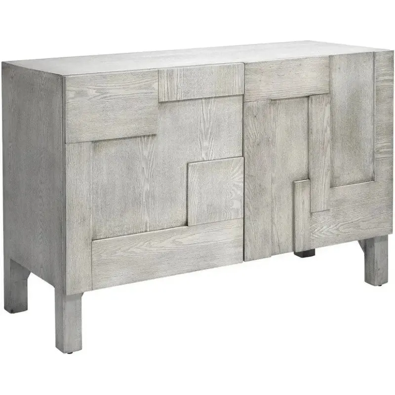 Grey Dining Credenza – Entryway Or Living Space Cabinet 1