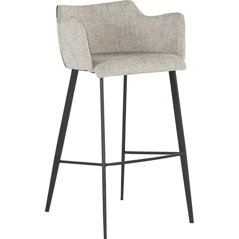 Griffin Leather Counter Stool With Clean Modern Lines 1