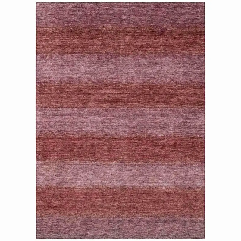 Haelius Paprika Red Outdoor Rug – Warm Earth Tone, Quick-Drying & Mud-Resistant 1