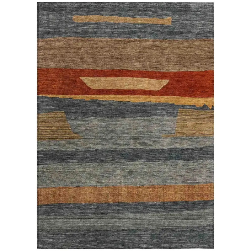 Haelora Cobalt Blue Outdoor Rug – Reinforced Edges & All-Weather Durability 1