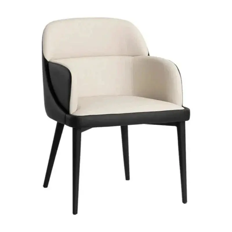 Hagan Premium Leather Dining Armchair 1