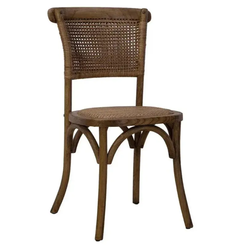 Halsey Wood-Frame Armless Dining Side Chair 1
