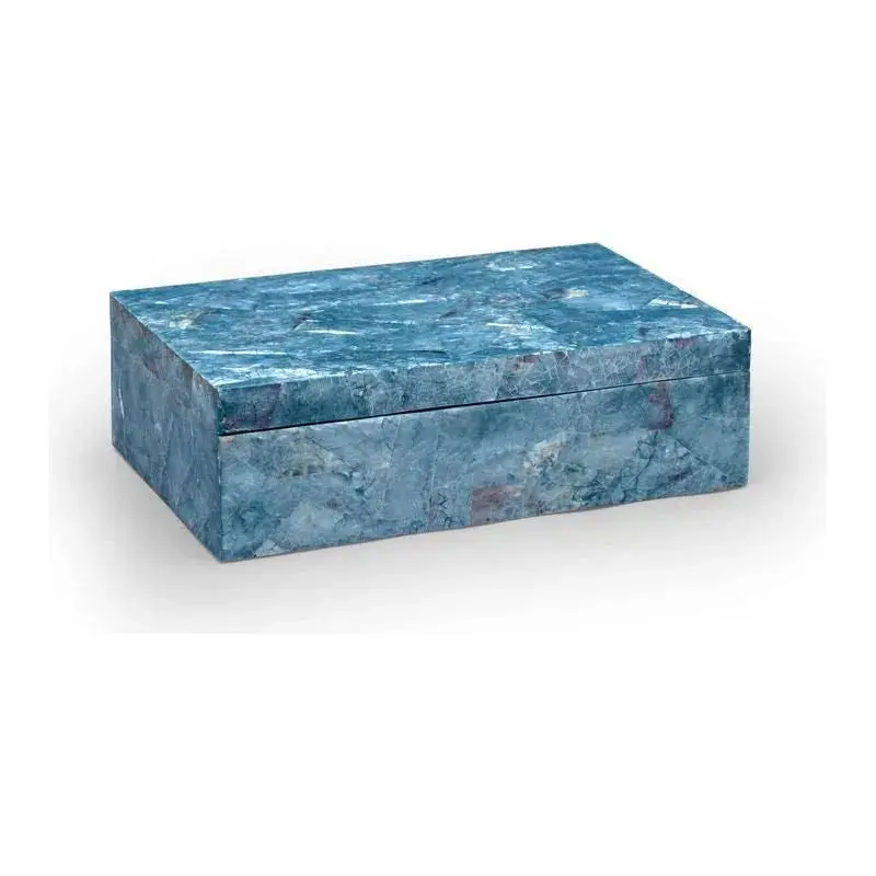 Hammered Shell-Inlay Wooden Box 1