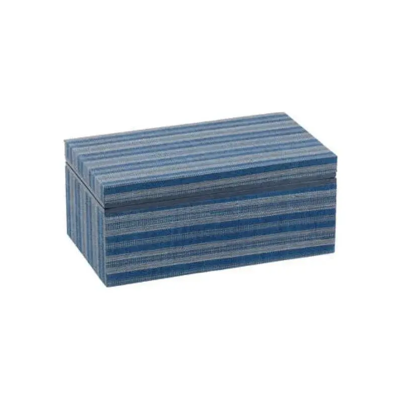 Handwoven Abaca Blue Gift Box – Lexington Style 1