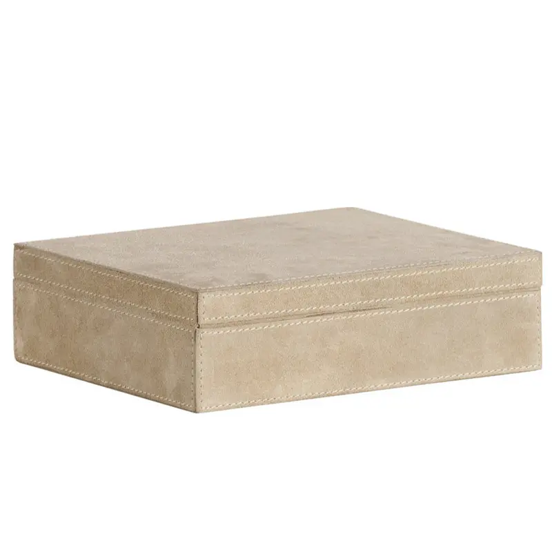 Harrison Brown Leather Jewelry Storage Box 1