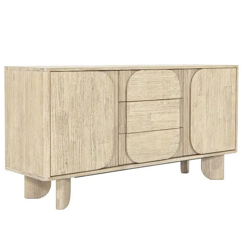 Haru Center-Drawer Wooden Sideboard 1