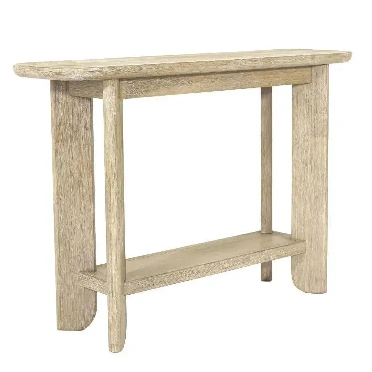 Haru Oval Wooden Console Table 1