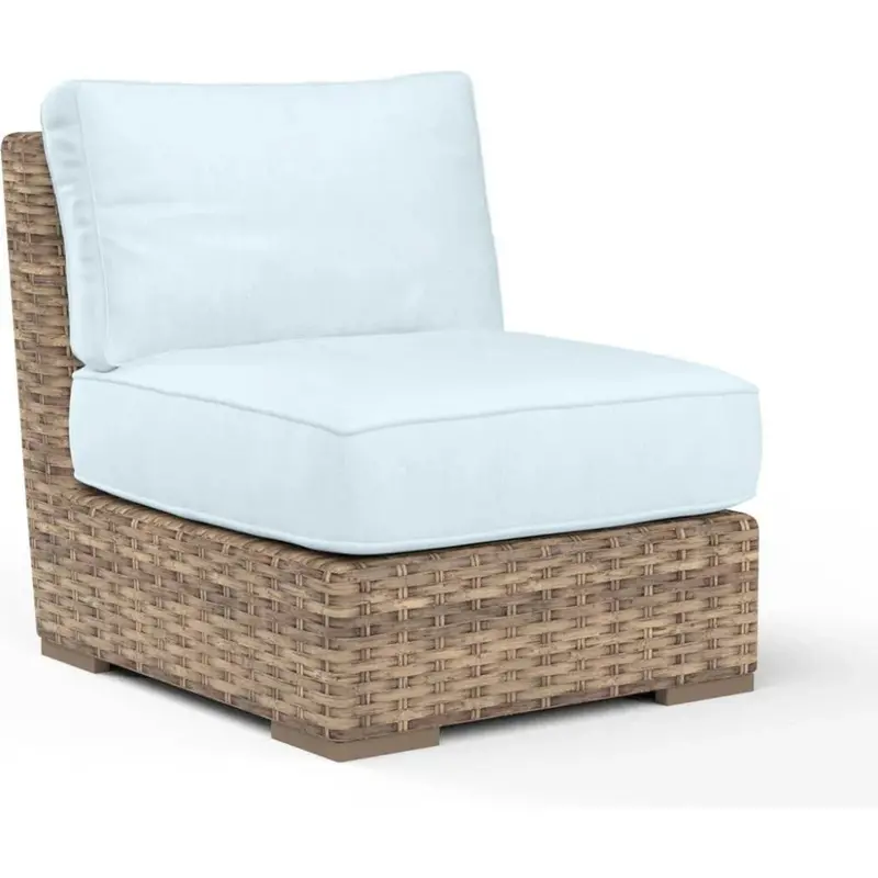 Havana Sunbrella Armless Club Chair For Outdoor Use 1