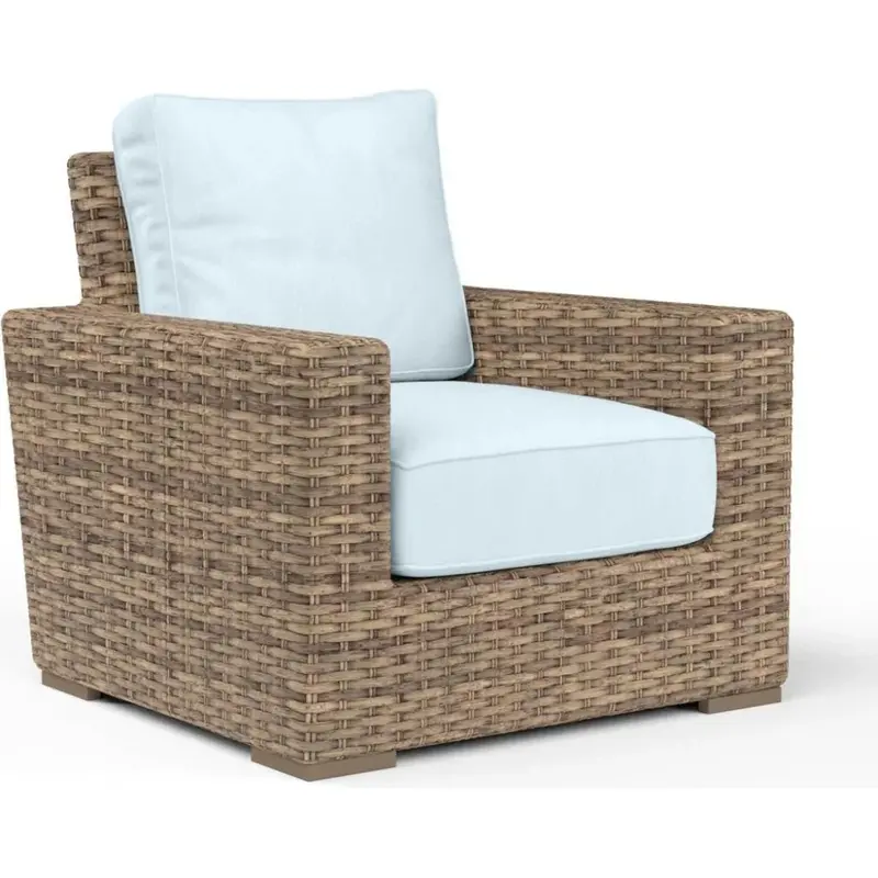 Havana Sunbrella Outdoor Club Chair With Uv-Resistant Fabric 1