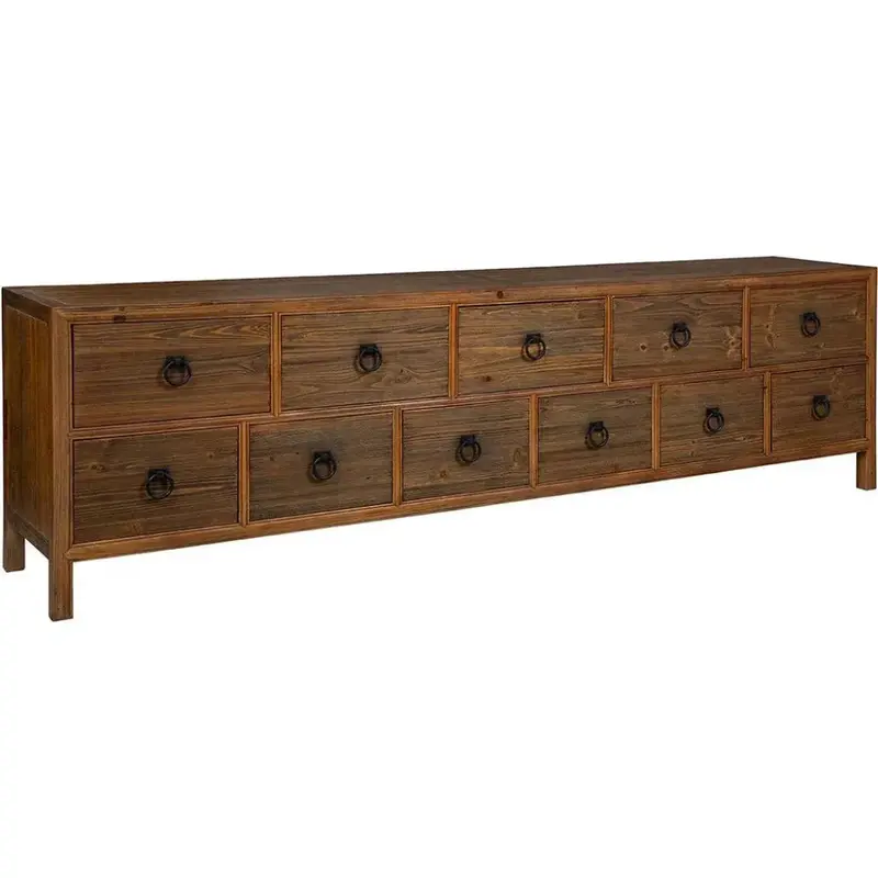 Hewitt Designer Drawer Unit In Refined Wood Finish 1