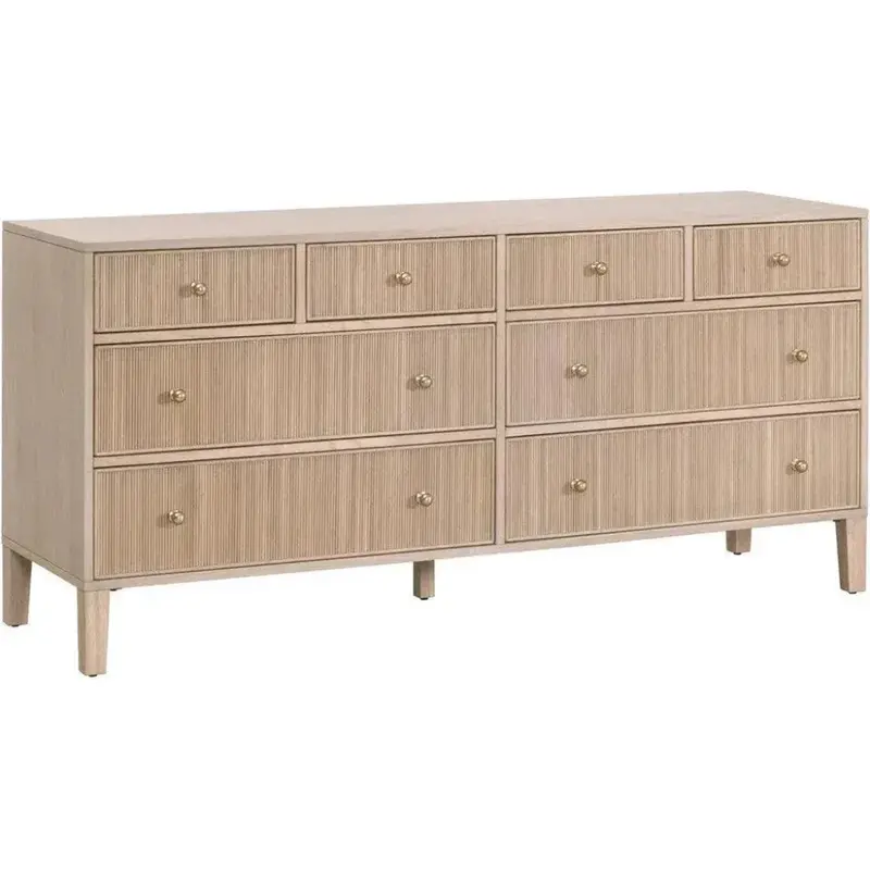 Highland Rustic 8-Drawer Wooden Dresser 1