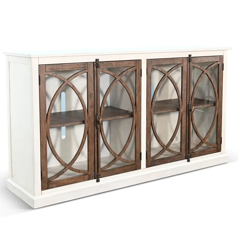 Homestead Hills Two-Door Solid Wood Media Console 1