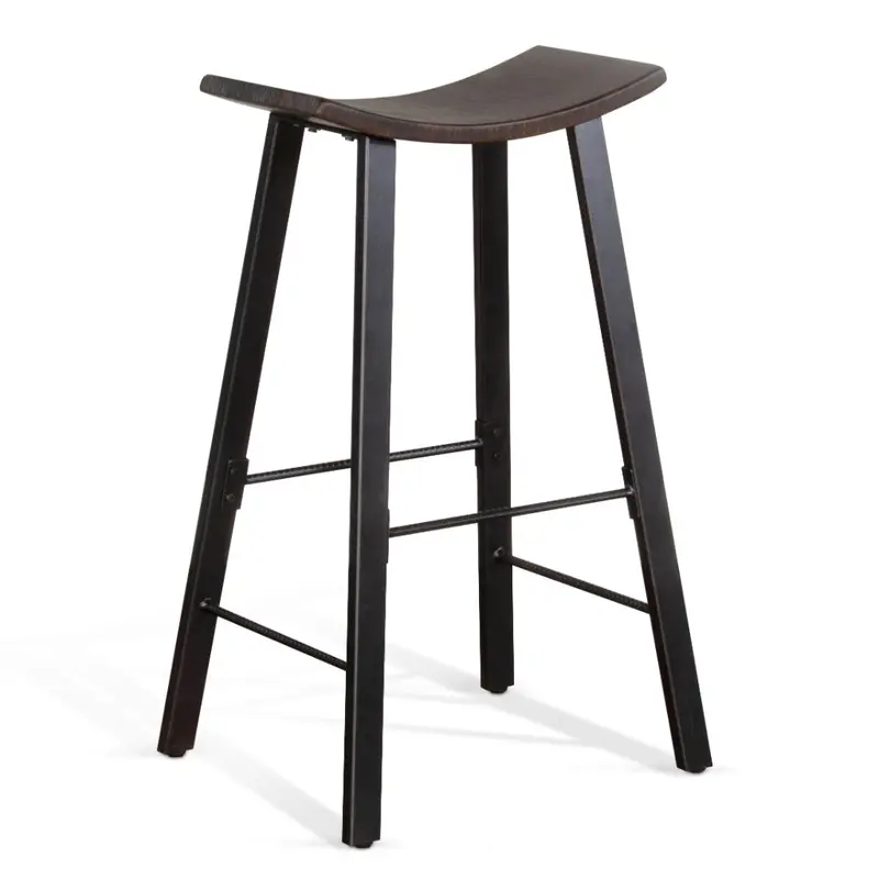 Homestead Metal Saddle-Seat Barstools – Set Of 2 1