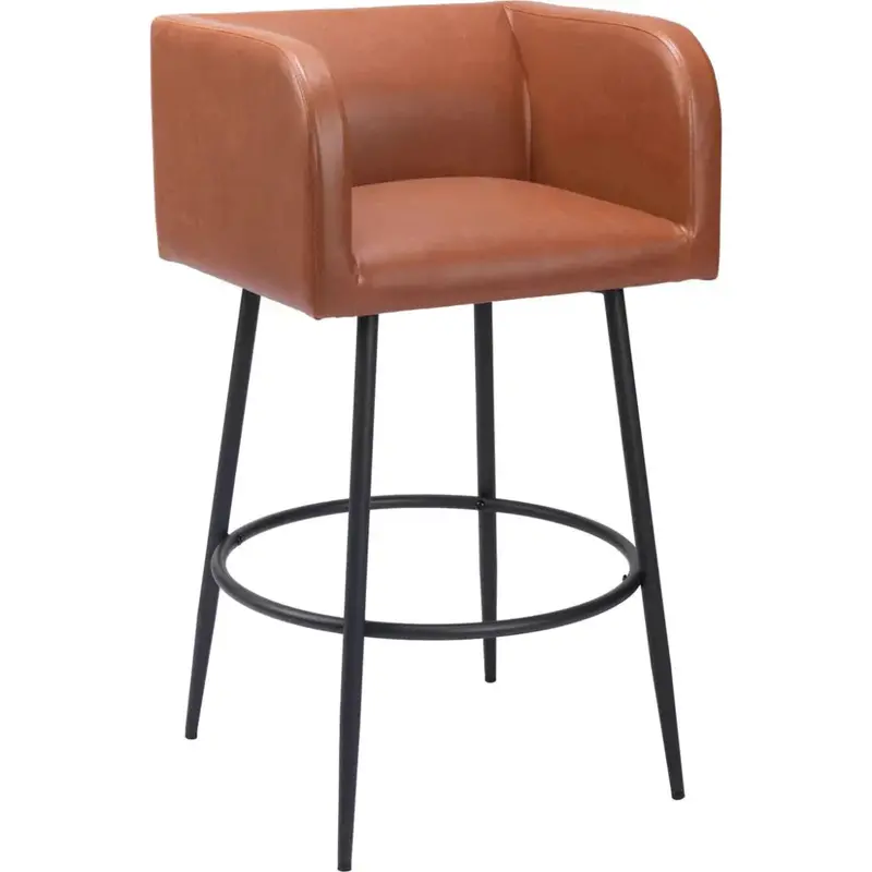 Horbat Brown Barstools (Set Of 2) 1