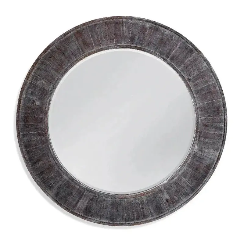 Hunter Contemporary Round Wall Mirror – Mdf Frame 1