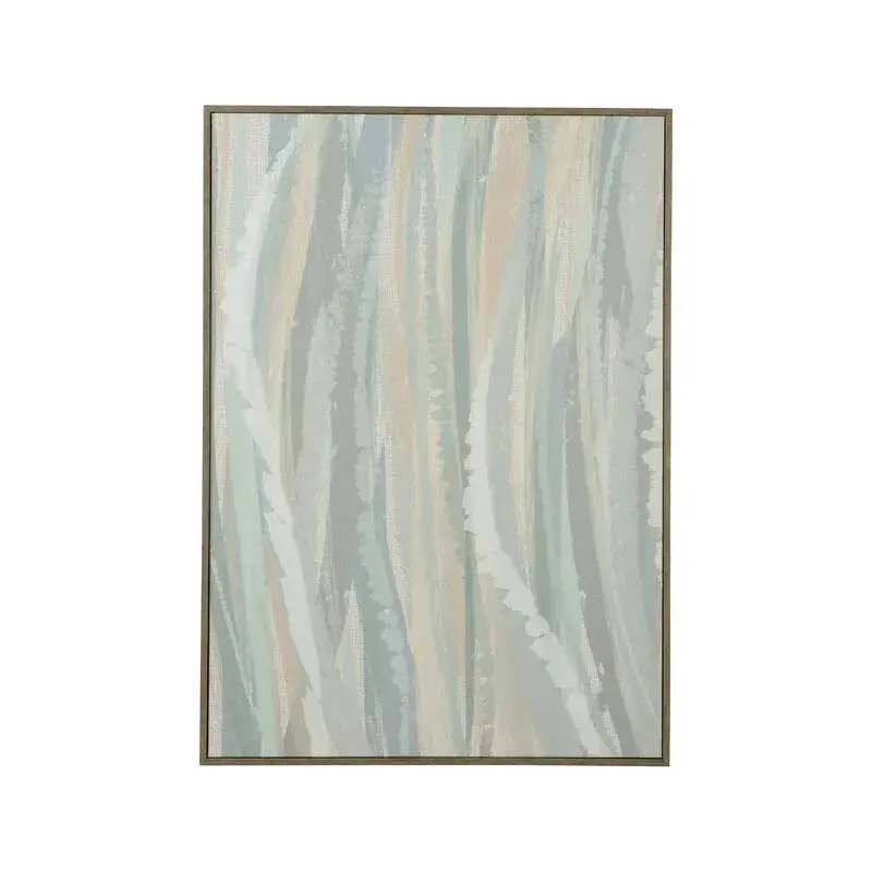 In The Reeds Botanical Art Print With Wooden Frame 1