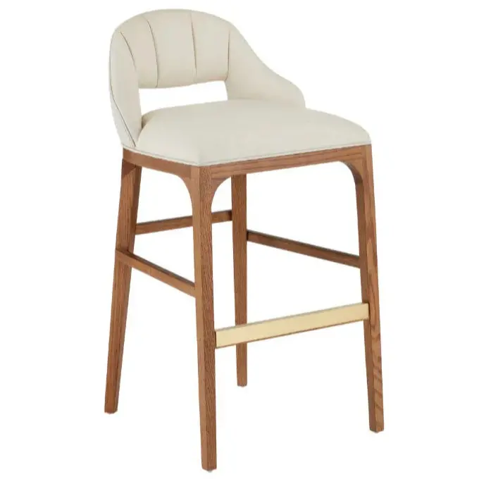 Inga Bar Height Stool In Durable Endurance Sand Material 1